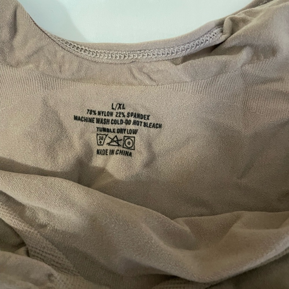 Sz L/XL Shaperx Seamless Brown Bodysuit umber - Picture 6 of 7